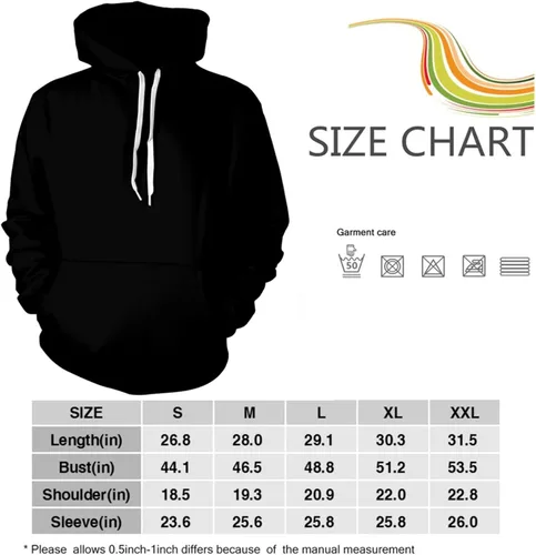 Miniatura 2 de MDXTM Sudadera con capucha negra con estampado de anime perfecta para hombres y mujeres urbanos
