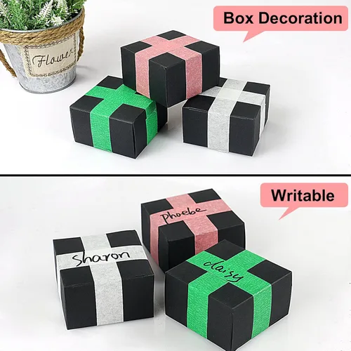 Miniatura 4 de BOMEI PACK Cinta de pintores rosa 0.94-Pulgadas x 55 yardas, cinta de enmascarar para pintores a granel - Cinta de borde de pared sin residuos
