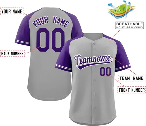 Miniatura 25 de Camisetas de béisbol personalizadas con botones de manga corta, número de nombre cosido personalizado / impreso para adultos y jóvenes