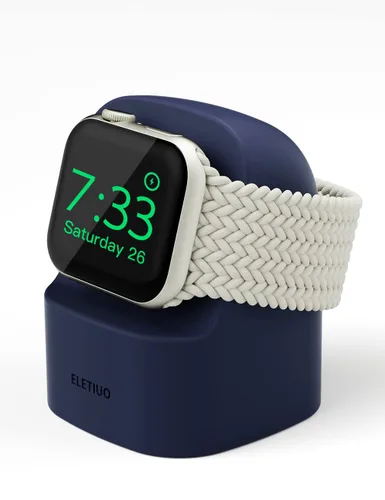 Miniatura 10 de ELETIUO Soporte Cargador Compatible con Apple Watch Series 49/46/45/44/42/41/40/38mm iWatch Ultra2/Ultra/10/9/8/SE2/7/6/SE/5/4/3/2/1, Estación