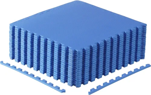 Miniatura 12 de CAP Puzzle Exercise Mats 1/2” Thick EVA Interlocking Foam Tiles for Home Gym Flooring Multiple Options