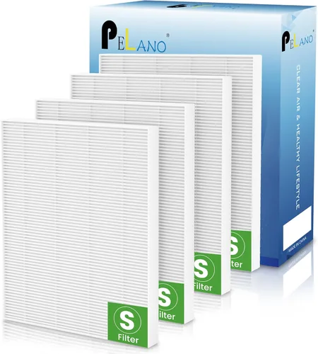 Paquete de 4 filtros de repuesto HEPA C545 S compatibles con Winix C545, B151, P150, 9300, filtro Hepa S, número de pieza 1712-0096-00 y