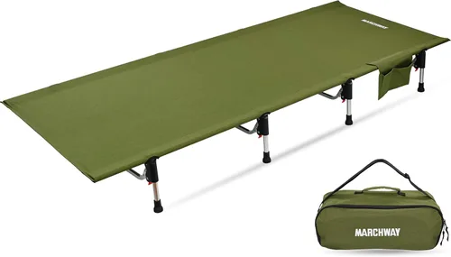 MARCHWAY Tienda de campaña plegable ligera con bloqueo de palanca, fácil instalación, portátil, compacta para viajes al aire libre, caza, Verde