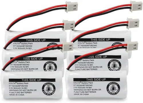 Miniatura 8 de Baterías para teléfono inalámbrico BT162342, BT262342 compatible con BT183342, BT283342, BT166342, BT266342, VTech CS6114, CS6419, CS6719 at&T