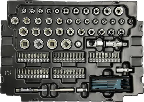 Miniatura 3 de Makita E-08713 Juego de mantenimiento de 120 piezas suministrado en una caja Makpac