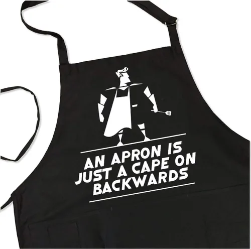 Miniatura 2 de ApronMen - Funny Apron For Men - BBQ Gifts for Men & Unique Gifts for Fathers - Mens Aprons for Grilling Un delantal es solo una capa