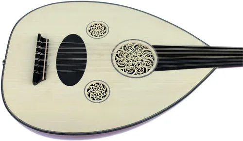 Miniatura 5 de Etapa de Oud Eléctrica Profesional Turca HSO-302E Instrumento Musical de Cuerda Oud Ud Aoud