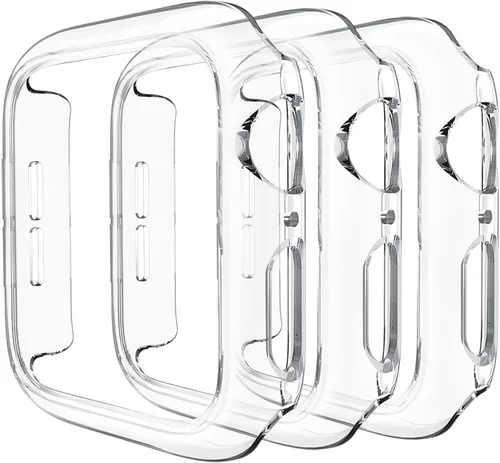 Miniatura 9 de Paquete de 3 fundas compatibles con Apple Watch de 1.732 pulgadas Series 6/5/4/SE, carcasa rígida de PC parachoques marco