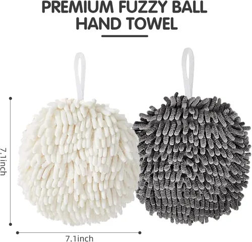 Miniatura 2 de Paquete de 16 toallas de mano de felpilla mullidas, toallas de microfibra suaves y absorbentes, paños de limpieza de secado rápido para cocina