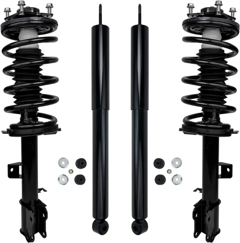 Miniatura 72 de Detroit Axle - Amortiguadores de puntales para Nissan Sentra 2007-2012 [Base S SL SR] Puntales delanteros completos con amortiguadores traseros