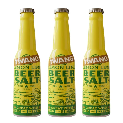 Miniatura 13 de Twang Sal de cerveza saborizada, lima, mini botellas de 1.4 onzas para cerveza, cócteles y bebidas (paquete de 24)