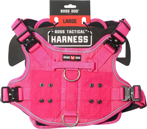 Miniatura 12 de Boss Dog Arnés táctico, negro, pequeño