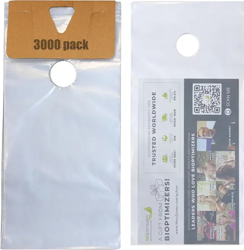 Miniatura 14 de TidyFriend Bolsas para colgar puertas de 6 x 12 pulgadas (paquete de 100), bolsas transparentes para colgar puertas que protegen volantes, folletos