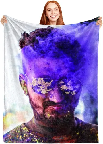 ShineSand Manta personalizada con foto, manta de fotos personalizada con texto de nombre, manta divertida personalizada, manta de forro polar para