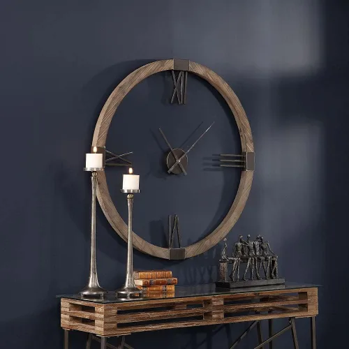 Miniatura 4 de Uttermost Marcelo - Reloj de pared moderno de 39,5 pulgadas