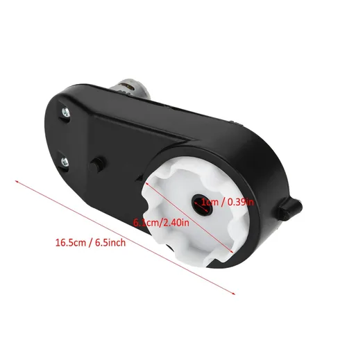 Miniatura 5 de Motor eléctrico RS390 de 2 piezas, motor de 12000 a 20000 RPM con motor de caja de engranajes, motor eléctrico de 12 V para juguete de automóvil