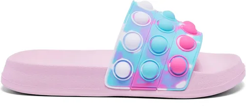 Miniatura 6 de Engtoy Sandalias para niños y niñas, unisex, ligeras, antideslizantes, puntera abierta, cómodas, para ducha, playa, divertidas sandalias