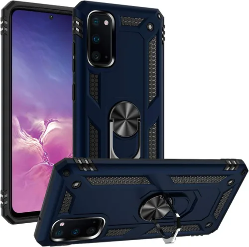 Miniatura 23 de ADDIT Funda S20 para Samsung Galaxy S20 de 6.1 pulgadas, con anillo de soporte, soporte ajustable, grado militar, protección resistente, a prueba