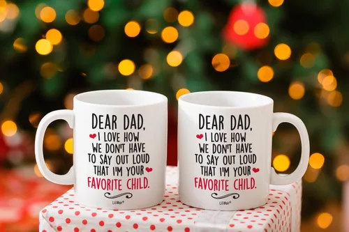 Miniatura 4 de Regalos para papá de hija hijo para Navidad, regalos para papá, taza de café para el padre para el esposo de parte de la esposa, tazas divertidas