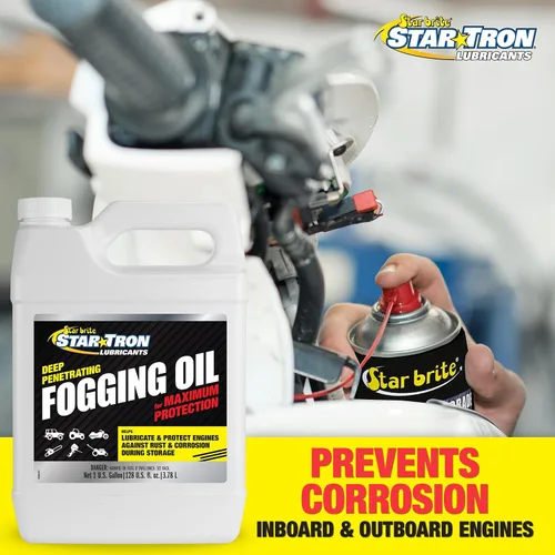 Miniatura 4 de STAR BRITE Aceite de nebulización, grado profesional, máxima protección para todos los motores en almacenamiento estacional o a largo plazo