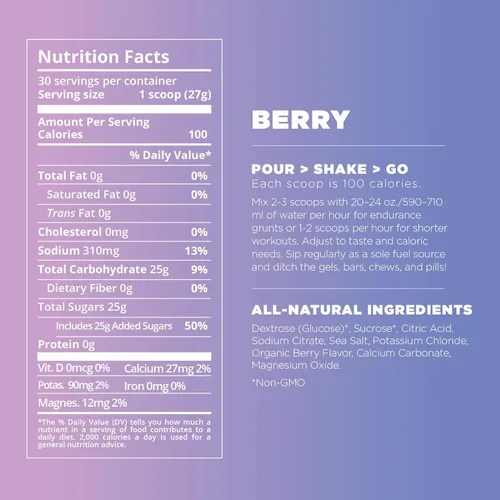 Miniatura 5 de Complejo de nutrición y resistencia de Tailwind, Tailwind Nutrition, Berry, 1, 1