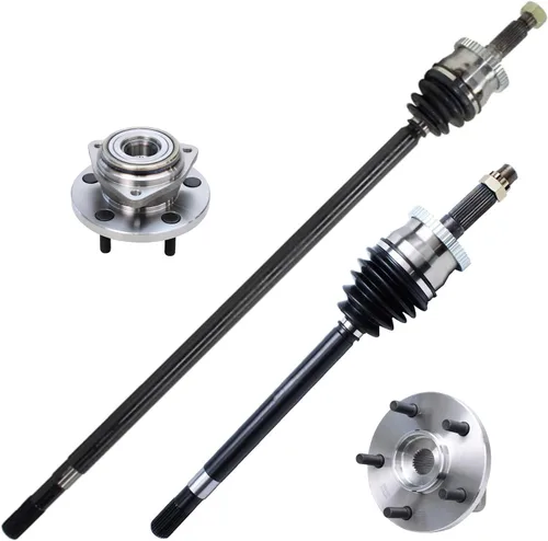 Miniatura 17 de Detroit Axle - Kit de nudillos de dirección delantera izquierda para Ford Edge Lincoln MKX 07-10, cojinete de rueda del lado del conductor, nudillo