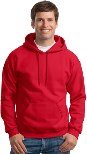 Miniatura 31 de Gildan - Sudadera con capucha para hombre, mezcla pesada, cordón de ajuste, Rosa de seguridad