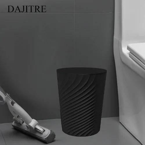 Miniatura 6 de DAJITRE Cubo de basura pequeño de 1.8 galones, papelera de reciclaje de perfil delgado para espacios compactos, baño, oficina, dormitorio, cocina