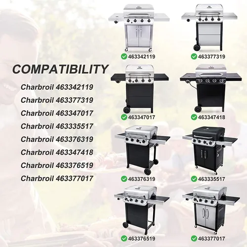 Miniatura 2 de Piezas de repuesto para Charbroil 463347017 463342119 463335517 463377319 463376017 463347418 463349917 463376217 463376519 4633 76319 463332718
