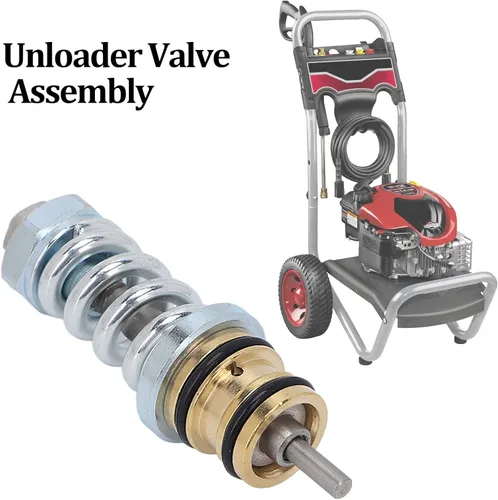 Miniatura 2 de Pissente Troy Bilt 309515003, 308418003 - Conjunto de válvula de descargador para bomba de lavado a presión Troy Bilt, aleación de acero + cobre