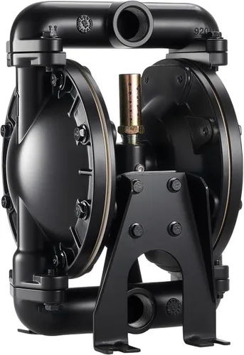 Miniatura 10 de VEVOR Bomba neumática de doble diafragma, 4.4 GPM, bomba neumática de transferencia de aceite residual de entrada y salida de 1-1/2 pulgadas, máximo