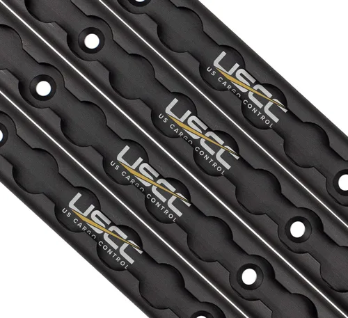 Miniatura 10 de US Cargo Control Riel en L negro de 6 pulgadas (paquete de 4), riel en L de aluminio anodizado negro, riel de amarre para remolques cerrados