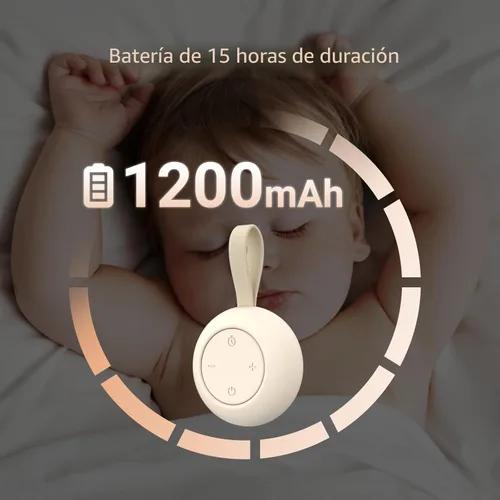 Miniatura 3 de Máquina de sonido portátil para bebés [ruido blanco para bebés, niños y adultos] [función de temporizador] [12 sonidos relajantes]