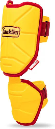 Miniatura 15 de Franklin Sports Guantes de Codo para Béisbol - Serie PRT para Adultos y Jóvenes + Protector de Codo para Béisbol y Sóftbol para Batear Negro/Dorado