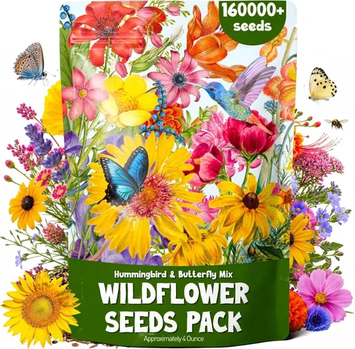Miniatura 8 de Más de 16000 semillas de flores de Zinnia para mezcla de colores 2026-7+, alta tasa de germinación, perfectas para jardines, mezcla de semillas