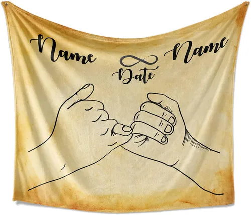 Miniatura 44 de Manta personalizada para esposa de esposo a esposa para pareja, regalos de aniversario para mujeres, regalo para aniversario de boda