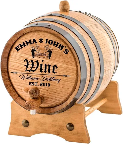 Miniatura 2 de Personalizado - Barril de envejecimiento de roble de vino personalizado - Envejecido en barril (2 litros)