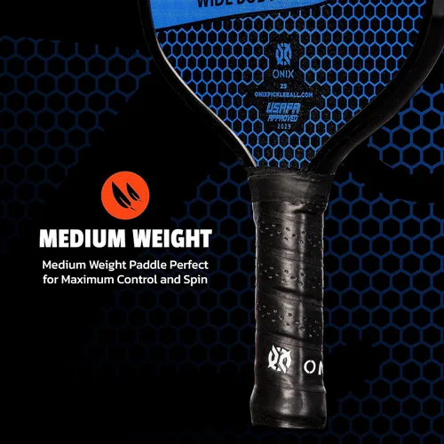 Miniatura 6 de Onix - Pala de pickleball de fibra de carbono Graphite MOD Z5, con agarre cómodo acolchado ONIX Graphite Z5 - Azul