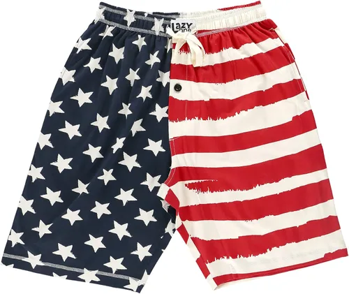Miniatura 64 de Lazy One - Pantalones cortos de pijama para hombre, ropa de dormir