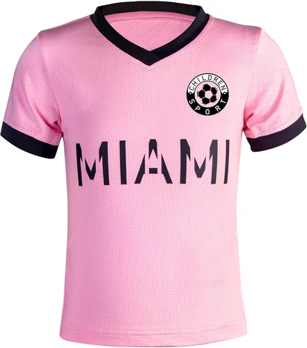 Miniatura 13 de Cnins Camisetas de entrenamiento de fútbol para niños de 2 a 14 años, trajes de práctica para niños y niñas con colores del equipo nacional