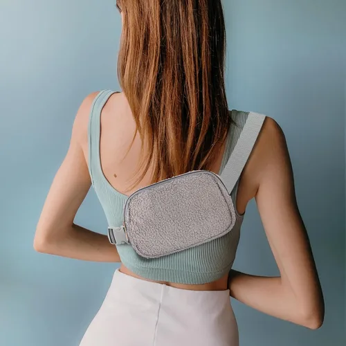 Miniatura 114 de Riñonera cruzada para mujeres y hombres, bolsa para cinturón para senderismo con correa ajustable, riñonera para correr, entrenamiento, deportes