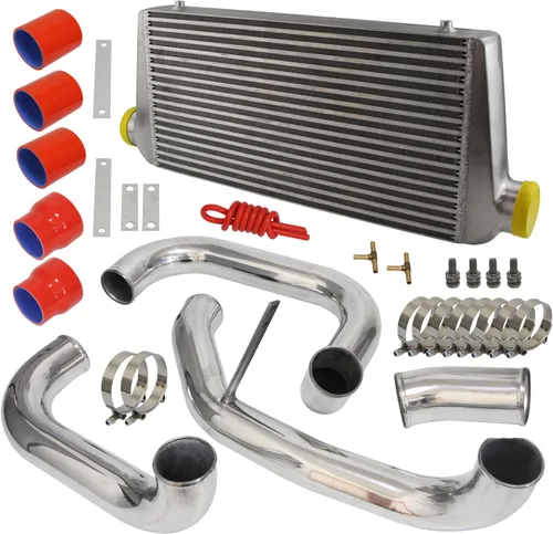 Miniatura 12 de Kit de intercooler para Nissan Skyline GT-R R32 HCR32 HNR32 RB20DET; R33 ECR33 GTS RB25DET; R34 ER34 GTT RB25DET, 1989-2001 Bolt On