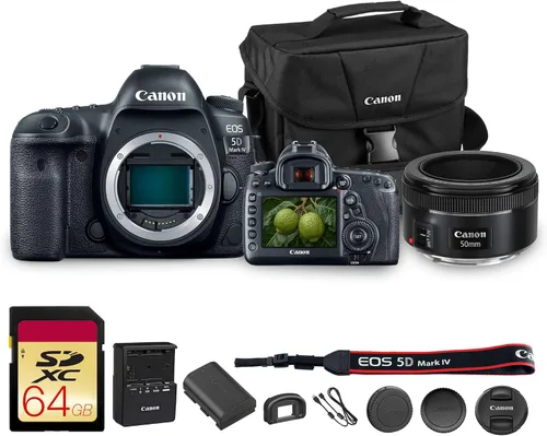 Miniatura 10 de Canon Cámara DSLR EOS 5D Mark IV de 30.4 MP de marco completo con video 4K, AF de doble píxel, Wi-Fi, GPS, cámara de fotografía profesional