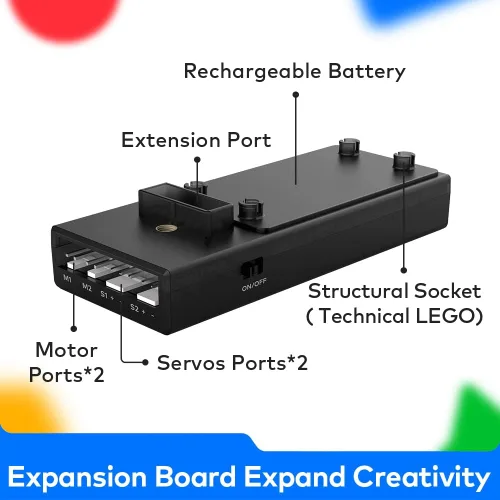 Miniatura 4 de Makeblock Cyberpi Kit basado en proyectos, codificación para niños de 8 a 12 años, compatible con programación Scratch & Python, robot programable