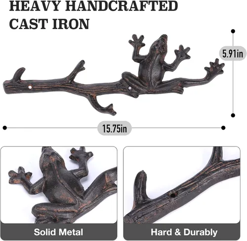 Miniatura 5 de Ganchos de pared,Ganchos decorativos de pared,Ganchos decorativos rústicos para colgar