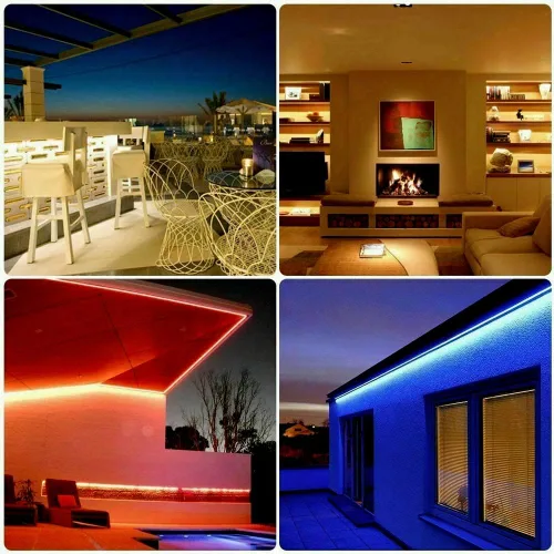 Miniatura 5 de ansu Tira de luces LED de neón RGB 12V 2835, impermeable, flexible, tubo de silicona suave (tira LED de 1M)