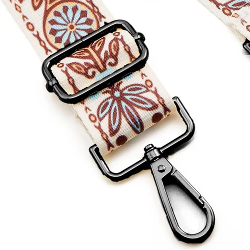 Miniatura 125 de ZOOEASS Hebillas de níquel Correa ancha para el hombro ajustable de repuesto para cinturón de pistola, hebilla de guitarra estilo bandolera