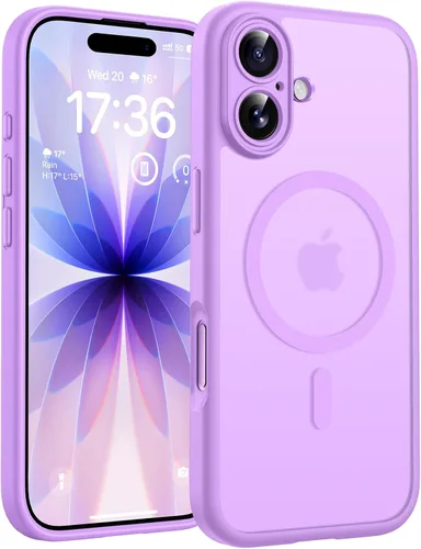 Miniatura 178 de TOCOL Funda magnética 3 en 1 para iPhone 14 Pro, mejorada [protección completa de cámara] con 2 protectores de pantalla, funda de grado militar Azul