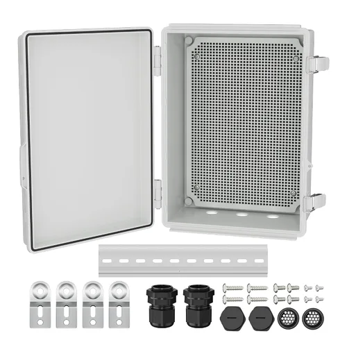 Miniatura 7 de Joinfworld Caja Eléctrica al Aire Libre Impermeable IP67 6X6 Caja de Proyecto de Plástico Recinto Resistente a la Intemperie para WiFi Electrónica