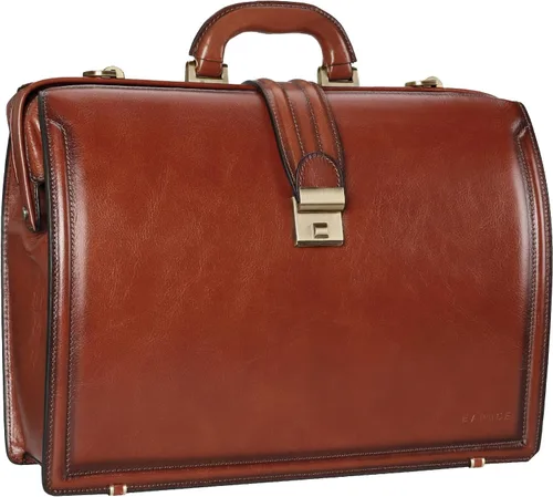 Banuce Maletín vintage de cuero italiano de grano completo para hombres, 15.6 pulgadas, abogado legal, maletín para médico, bolsa de sujeción con